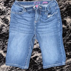 The Children's Place Blue Denim Girls' Skimmer Shorts